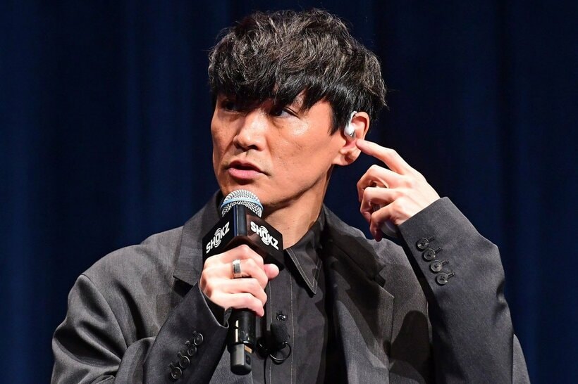 新商品発表会に出席したサカナクションの山口一郎
