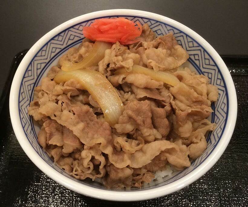 吉野家の牛丼（東スポWeb）