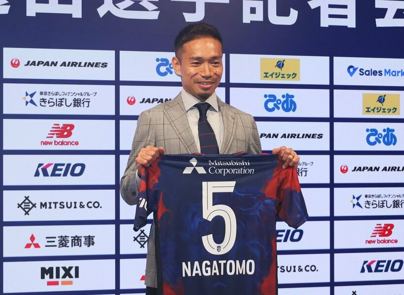 北中米Ｗ杯の日本代表メンバーに選出された長友佑都