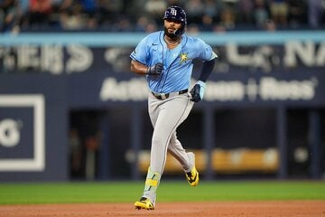 大谷に憧れるレイズのカミネロ（ロイター）