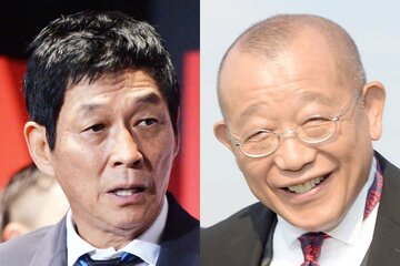 明石家さんま(左)と笑福亭鶴瓶