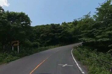 鳥取県大山隠岐国立公園内の県道（Googleマップ）