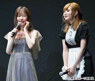  島崎遥香（左）と益若つばさ