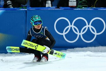 ４度目の五輪で、ノーマルヒルは17位となった伊藤有希