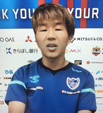  ウェブ上で取材に応じた永井