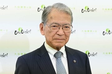 取材に応じた代表選挙管理委員長横倉廉幸氏