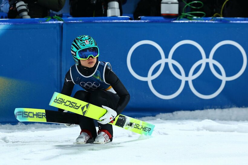 ４度目の五輪で、ノーマルヒルは17位となった伊藤有希
