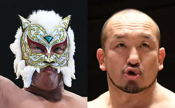  スペル・シーサー(左)とGamma（東スポWeb）