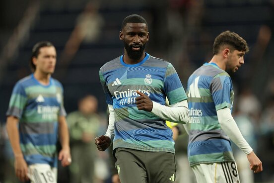 ラフプレーが問題視されているレアルＤＦリュディガー（ロイター）