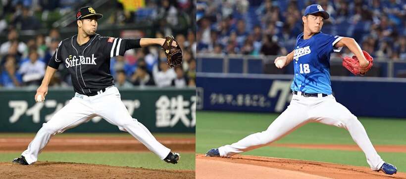  加治屋蓮(左)と鈴木翔太