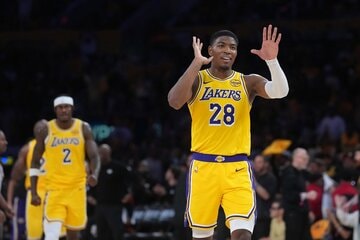 ロケッツ戦に出場した八村塁（ロイター）