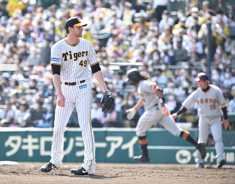  ４回、巨人・ウォーカーに逆転弾を浴びたガンケル（東スポWeb）
