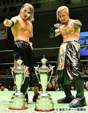 初優勝したＨＡＹＡＴＡ（左）とＹＯ－ＨＥＹ組