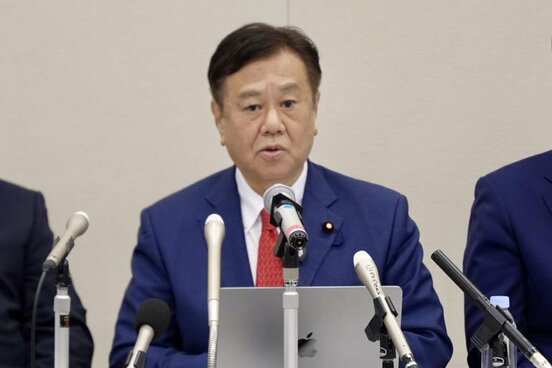 会見した原口一博衆院議員