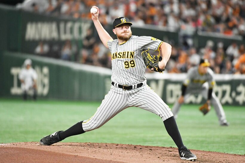 巨人戦の無失点が続く阪神・ビーズリー