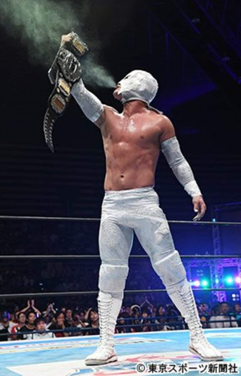 ＩＷＧＰジュニアヘビー級王者に輝いたＢＵＳＨＩ