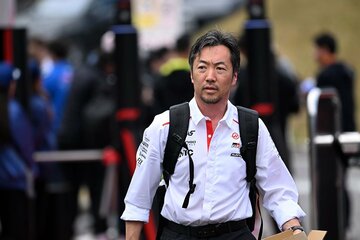 ハース・小松代表（カメラ・秋山昌輝）