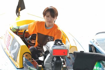 ６２号機の底上げを目指す渡辺優美