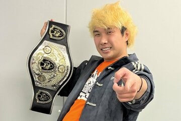 2・23福岡大会でトライアングルゲート王座の防衛戦を控える望月ジュニア