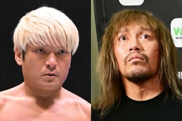 長年の因縁がある拳王(左)と内藤哲也