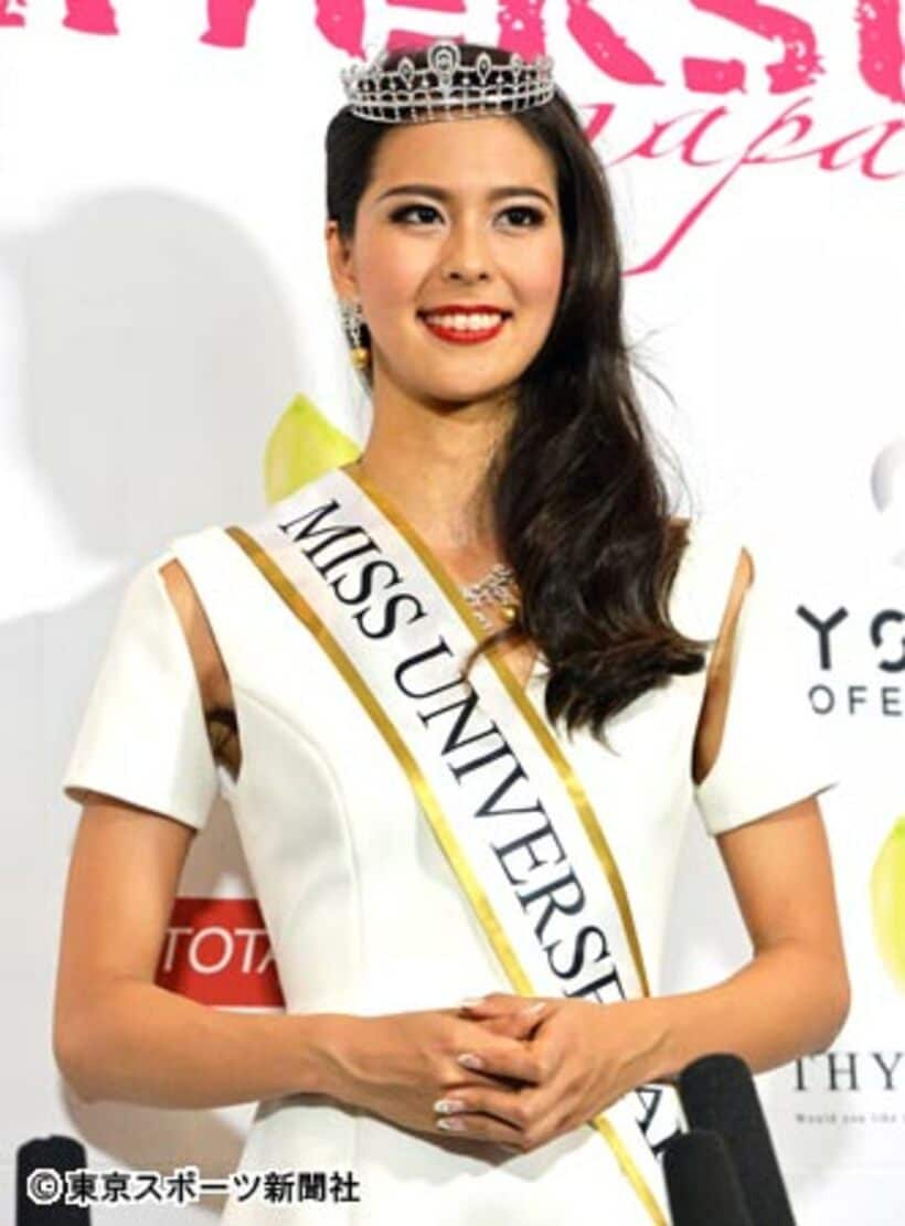 ミス・ユニバース日本大会でグランプリに輝いた阿部桃子