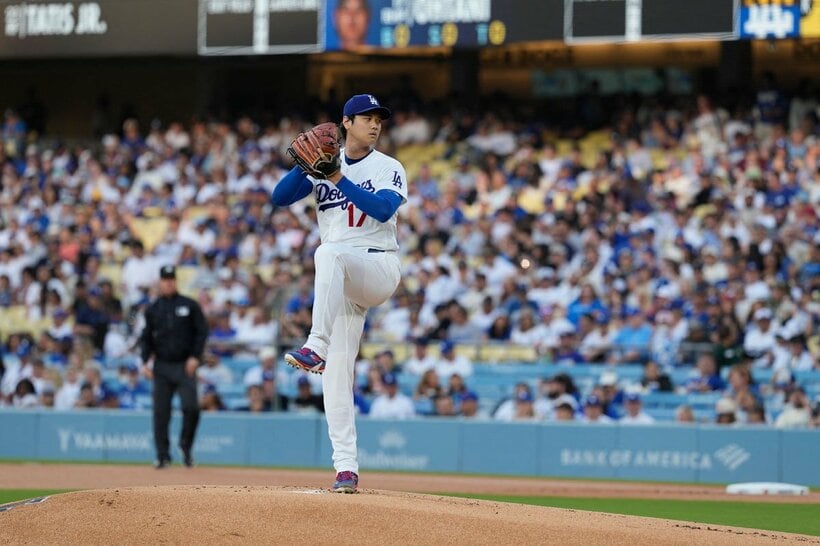 WBCの敗戦から、NPBでのピッチクロック導入について〝提言〟もしているドジャース・大谷翔平（ロイター）