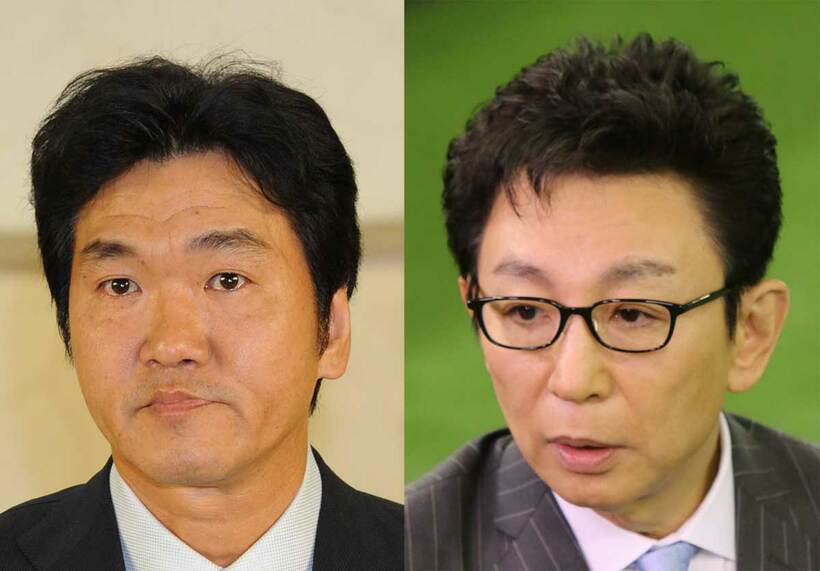  紳助氏（左）は古舘伊知郎をライバル視していた（東スポWeb）
