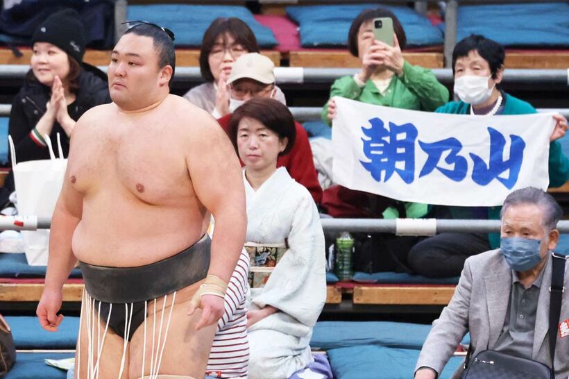 ファンの思いはしっかり朝乃山に届いていた（２０２５年春場所）