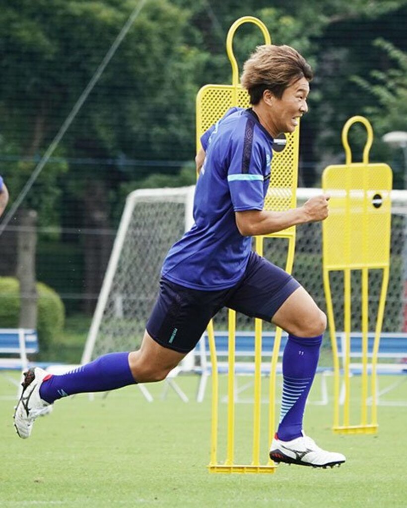  浦和戦に向けて状態が上がってきた永井（ＦＣ東京提供）