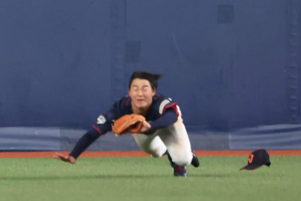 西川史礁のダイビングキャッチ