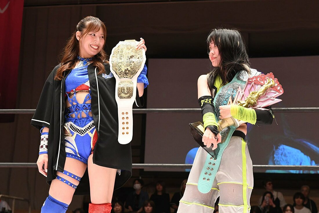 POP王者・荒井優希(左)と火花を散らす鈴芽