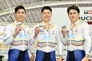 【自転車競技】ネーションズカップ初日　長迫吉拓、小原佑太、太田海也が男子チームスプリントで銀メダル！
