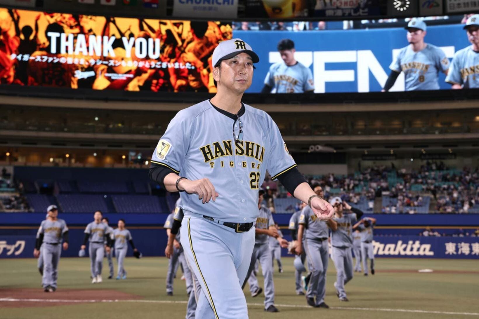 ３タテを回避し、藤川監督の視線は甲子園の巨人戦に