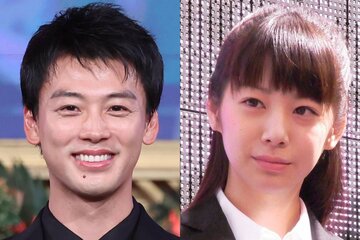 竹内涼真(左)と夏帆