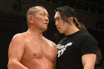 試合後鈴木みのるに対戦表明した正田壮史