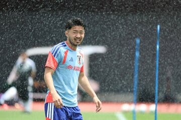 練習に参加した菅原由勢