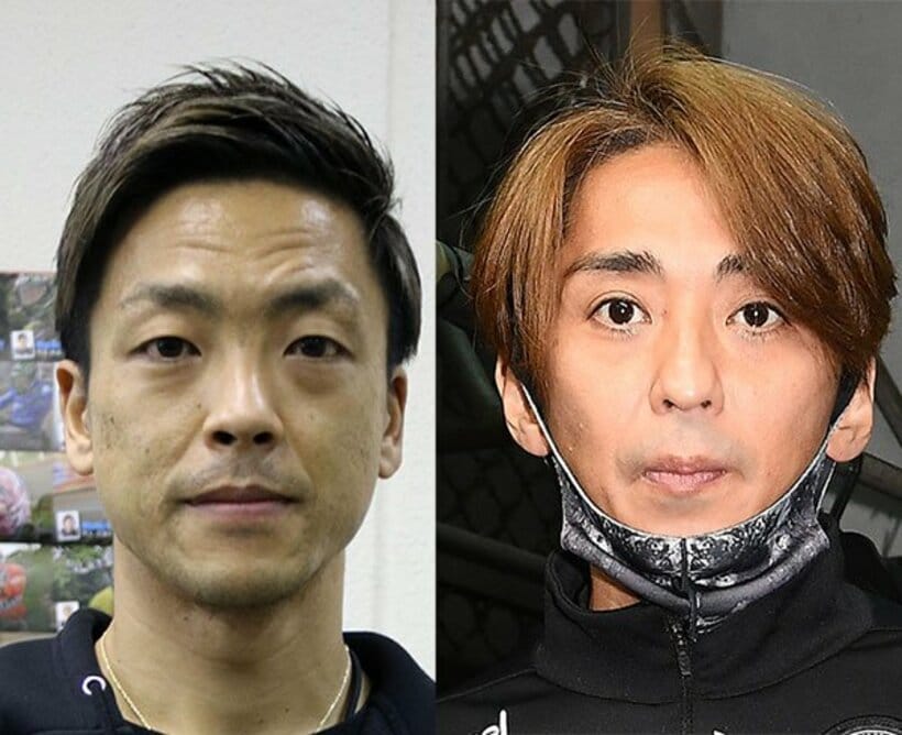  青山周平（左）と森且行