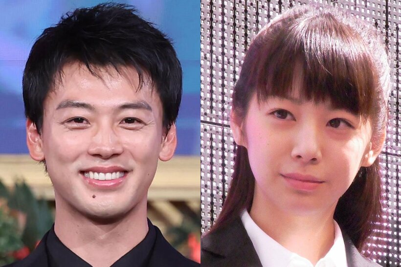 竹内涼真(左)と夏帆