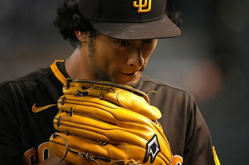  開幕戦での勝利を逃したダルビッシュ（ロイター＝USA　TODAY　Sports)