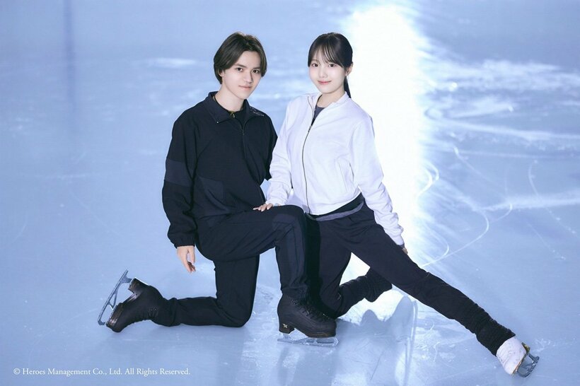 しょまりん〟こと(左から)宇野昌磨、本田真凜