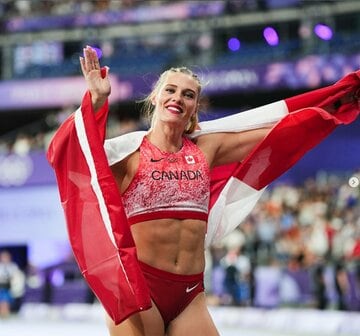 パリ五輪陸上女子棒高跳びで銅メダルを獲得したアリシャ・ニューマン（インスタグラム＝＠alyshanewmanから