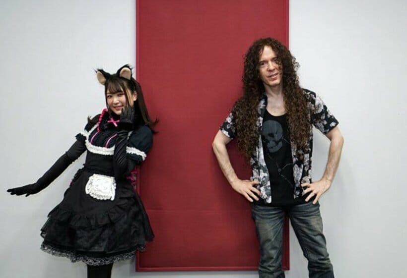  船戸㊧とマーティ