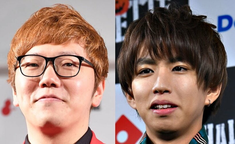  左からヒカキン、はじめしゃちょー