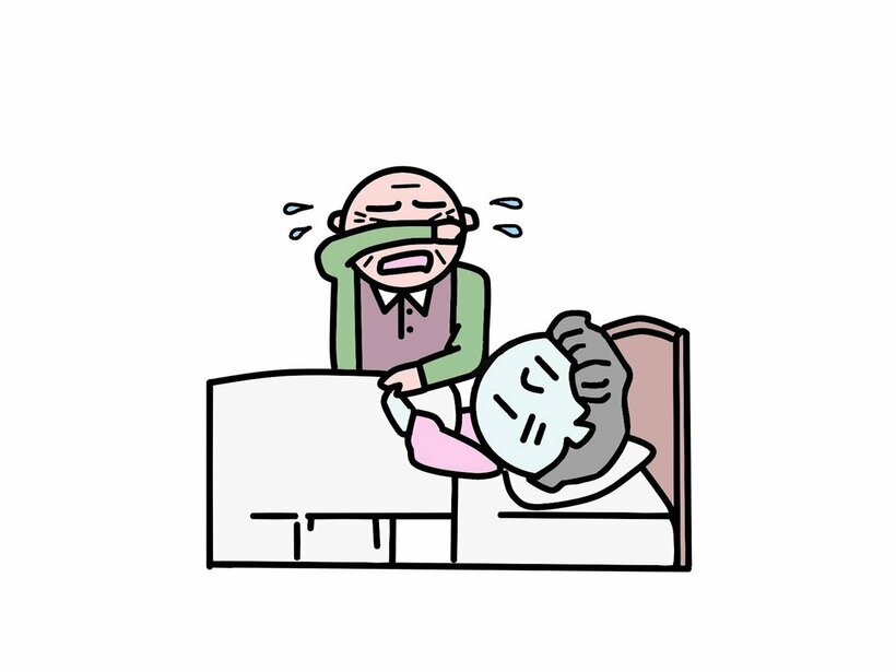  男性のほうが死別で大きなショックを受けがちだ