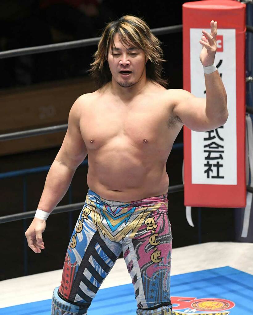  ヒザに不安を抱える棚橋（東スポWeb）