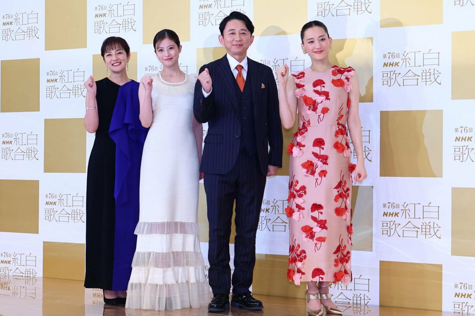 芸能人に負けていない！紅白会見で見せた美貌