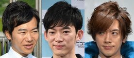  左から音喜多氏、ＤａｉＧｏ、ＤＡＩＧＯ