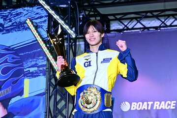 逃げ切りＶを決めた末永和也