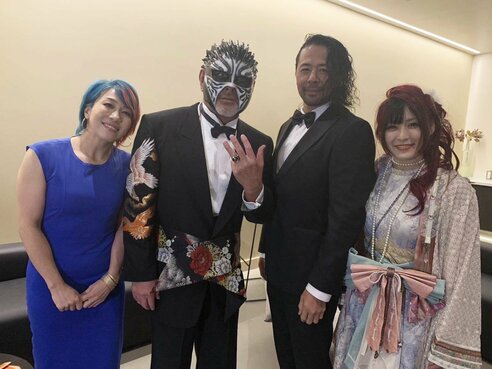 WWE】武藤敬司の化身グレート・ムタが中邑真輔、アスカ、イヨ