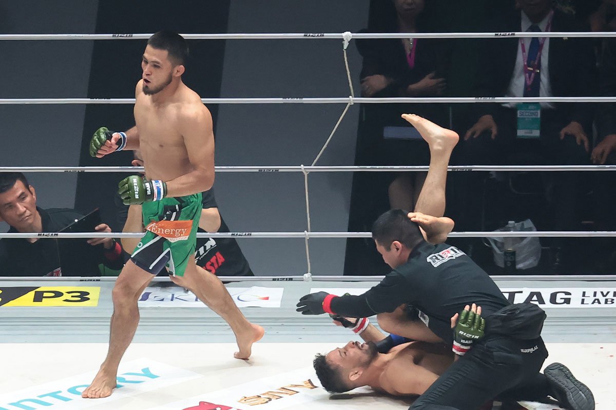 RIZIN】シェイドゥラエフが62秒でクレベル・コイケをKO 平本